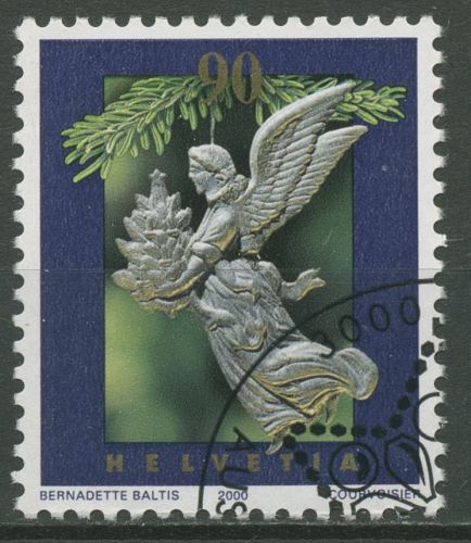 Schweiz 2000 Weihnachten Engel 1739 gestempelt