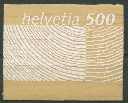 Schweiz 2004 Rohstoff Holz Fichtenfurnier 1889 postfrisch