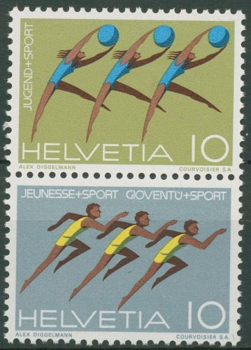 Schweiz 1971 Ereignisse Jugendsport 940/45 S ZD 12 postfrisch