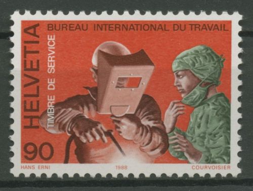 Int. Arbeitsorganisation (BIT/ILO) 1988 Mensch und Arbeit 109 postfrisch