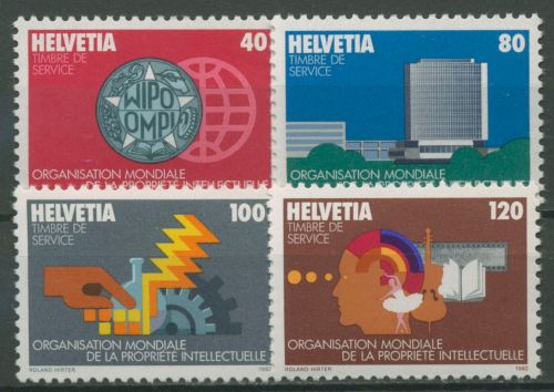 Weltorganisation f. geistiges Eigentum (WIPO) 1982 WIPO-Emblem 1/4 postfrisch