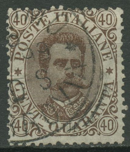 Italien 1889 König Umberto I. 50 gestempelt