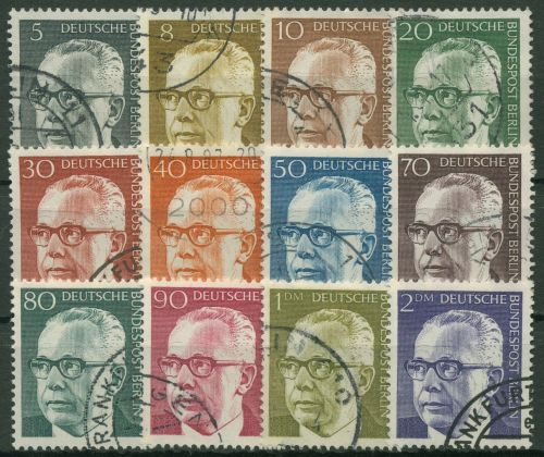 Berlin 1970 Bundestpräsident Dr. Gustav Heinemann 359/70 gestempelt