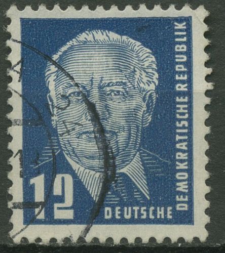 DDR 1952 Wilhelm Pieck mit X I Wasserzeichen 323 vb X I gestempelt