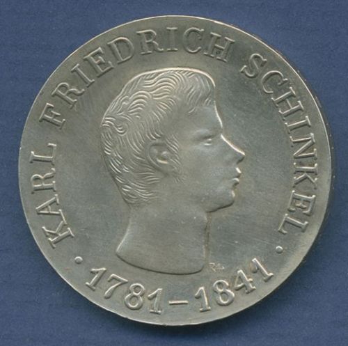 DDR 10 Mark 1966 Karl Friedrich Schinkel, J 1517 vz/ss+ (m6133)