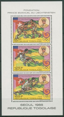 Togo 1989 Prinz Emanuel v. Liechtenstein Olympia 2119/21 A K postfrisch (C62394)