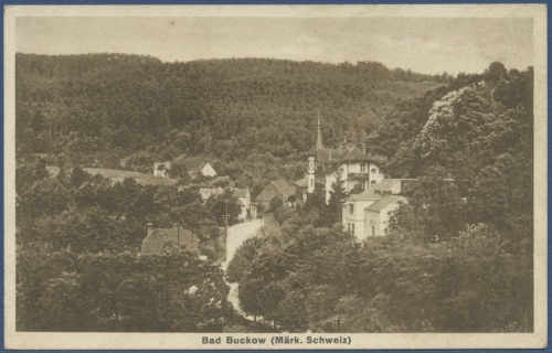 Bad Buckow Märkische Schweiz Ortsansicht, ungebraucht (AK960)
