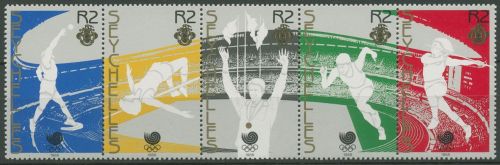 Seychellen 1988 Olympische Sommerspiele Seoul 666/70 ZD postfrisch (C62419)