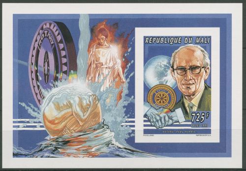Mali 1995 Rotary International Paul Harris Block F 77 B postfrisch (C62442)