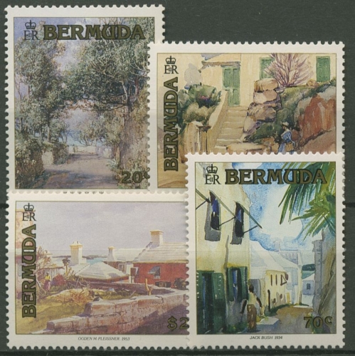Bermuda-Inseln 1991 Gemälde 596/99 postfrisch