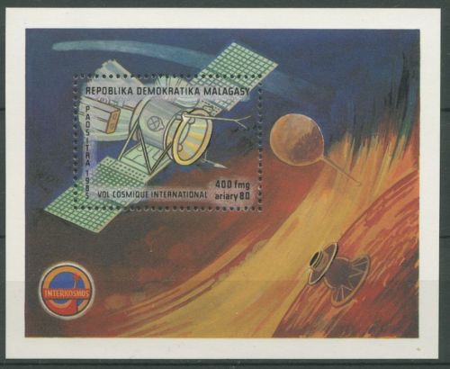 Madagaskar 1985 Raumfahrt Raumsonde Block 32 postfrisch (C24371)