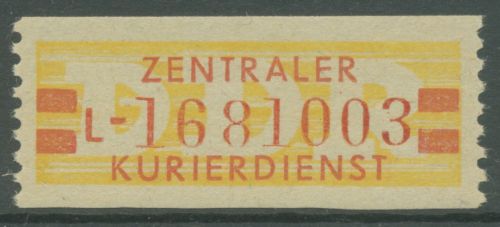 DDR 1958 Wertstreifen für den ZKD 19 I L Nachdruck postfrisch
