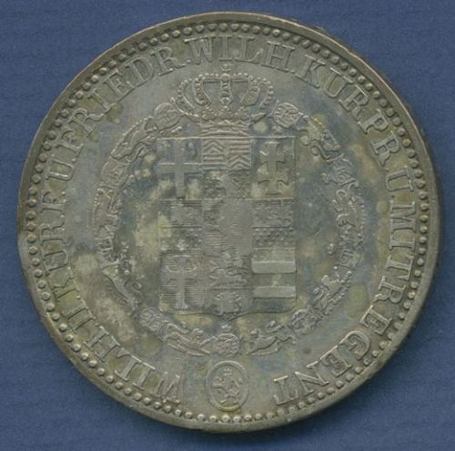 Hessen-Kassel Taler 1834, Wilhelm II. u. Friedrich Wilhelm, J 32 ss (m6166)