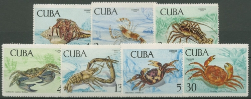 Kuba 1969 Krebstiere 1464/70 postfrisch