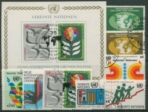UNO Wien Jahrgang 1980 komplett gestempelt (G14482)