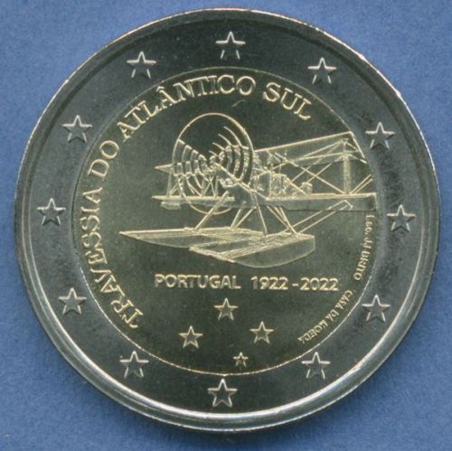 Portugal 2 Euro 2022 Atlantiküberquerung, vz/st (m5597)