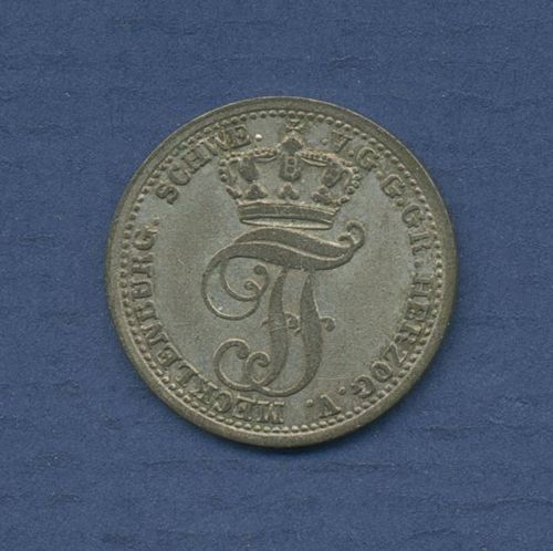 Mecklenburg-Schwerin 1/48 Taler 1848, Friedrich Franz II., J 52 ss+ (m3306)
