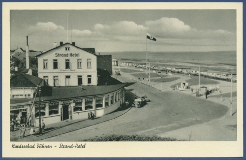 Nordseebad Duhnen Cuxhaven Strand-Hotel Zigarrenhaus, ungebraucht (AK1034)