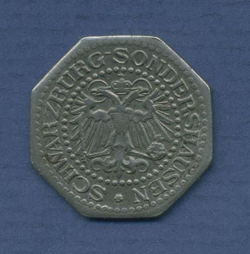 Schwarzburg-Sondershausen 10 Pfennig o. J. Wappen, J N7 vz (m6201)