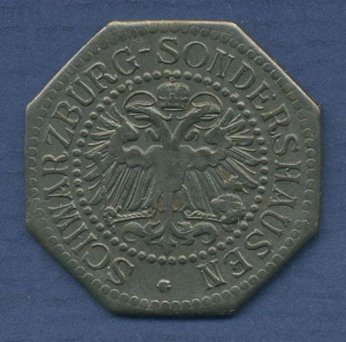 Schwarzburg-Sondershausen 20 Pfennig o. J. Wappen, J N8 vz (m6200)