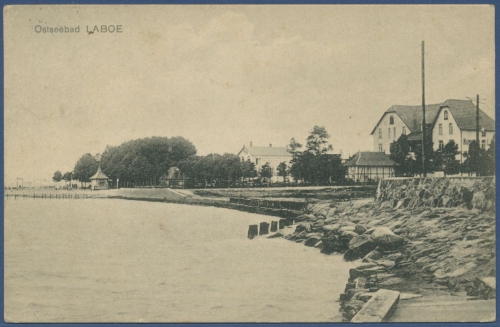 Ostseebad Laboe Strand Kurhaus, gelaufen 1915 (AK1073)