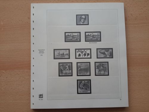 SAFE-dual Vordruckblätter Bund 1992/1995 gebraucht neuwertig (Z2845)