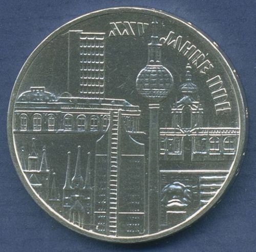 DDR 10 Mark 1974 25 Jahre DDR Städtemotiv, J 1552 vz (m6222)