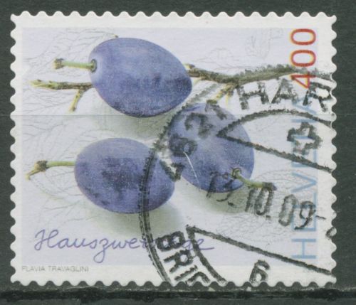 Schweiz 2006 Alte Obstsorten Pflaume Zwetschge 1993 gestempelt