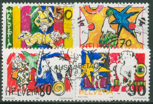 Schweiz 1992 Zirkus 1478/81 gestempelt