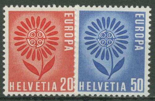 Schweiz 1964 Europa CEPT Stilisierte Blume 800/01 postfrisch