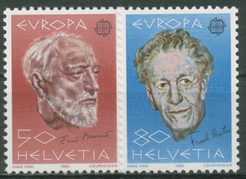 Schweiz 1985 Europa CEPT Jahr der Musik 1294/95 postfrisch