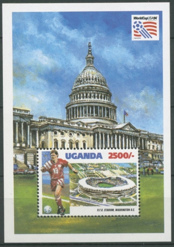 Uganda 1994 Fußball Weltmeisterschaft USA Stadion Block 209 postfrisch (C23551)
