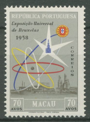 Macau 1958 Weltausstellung Brüssel 414 postfrisch
