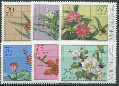 Macau 1983 Heilpflanzen 505/10 postfrisch
