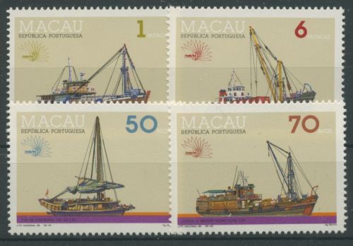 Macau 1985 ITALIA Rom Schiffe Frachtschiffe 546/49 postfrisch