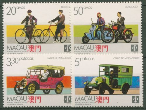 Macau 1988 Transportmittel Fahrzeuge 596/99 postfrisch