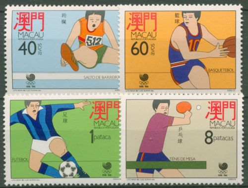 Macau 1988 Olympische Sommerspiele Seoul 601/04 postfrisch