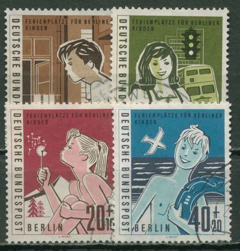 Berlin 1960 Ferienplätze für Kinder 193/96 gestempelt