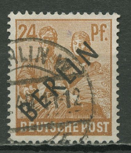 Berlin 1948 Schwarzaufdruck 9 mit TOP-Stempel