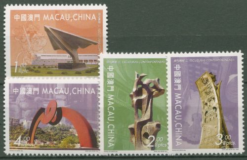 Macau 2000 Zeitgenössische Kunst Skulpturen 1106/09 postfrisch