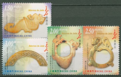 Macau 2000 Kunsthandwerk Jadeschnitzereien 1118/21 postfrisch