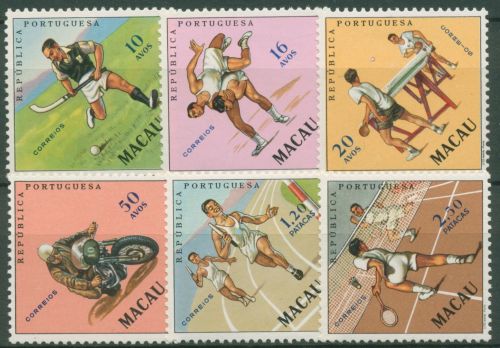 Macau 1962 Sport Sportarten 422/27 postfrisch