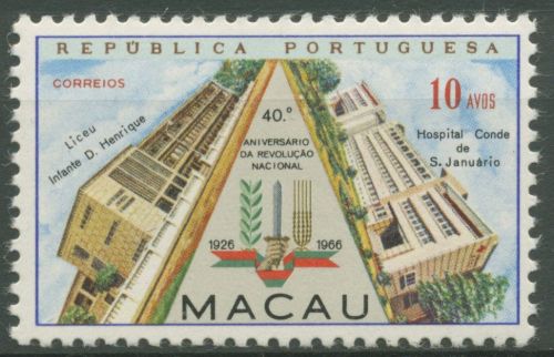 Macau 1966 Militärputsch in Portugal 431 postfrisch