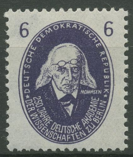 DDR 1950 Akademie der Wissenschaften Theodor Mommsen 263 postfrisch