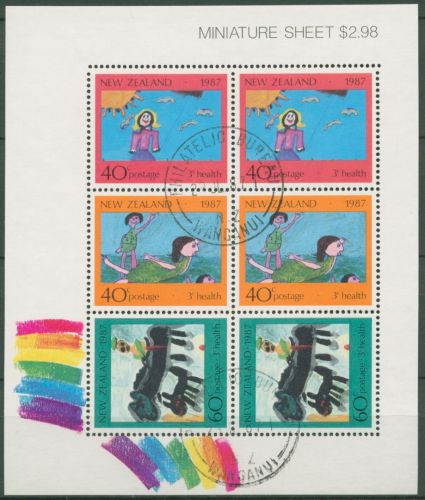Neuseeland 1987 Gesundheit Kindergemälde 1000/02 K gestempelt (C25856)