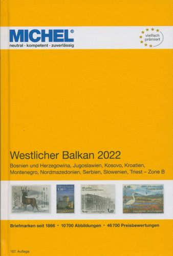 MICHEL Westlicher Balkan 2022 Katalog Band 6, 107. Aufl., gebraucht (Z2854)