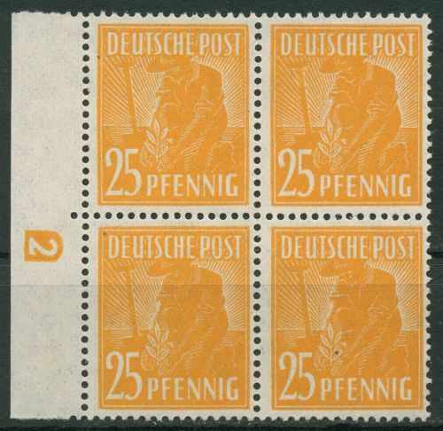 Alliierte Besetzung 1947 II. Kontroll. Druckerzeichen 952 DZ 2 postfrisch