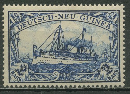 Deutsch-Neuguinea 1900/08 Kaiseryacht Hohenzollern 17 mit Falz