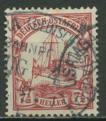 Deutsch-Ostafrika 1905/20 Kaiseryacht Hohenzollern 32 a Stempel USAMBARA Zug 4