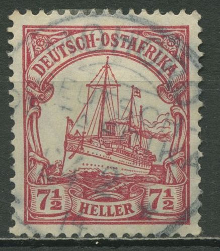 Deutsch-Ostafrika 1905/20 Kaiseryacht Hohenzollern 32 b mit Stempel MOHORO